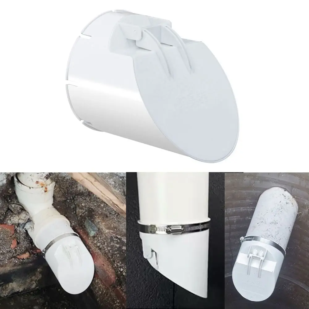 50-110mm Anti Odor Drainage Pipe Floor Drain Large Displacement PVC Rain Pipe Cap Valve Strainer Plug Sewer Accessory
