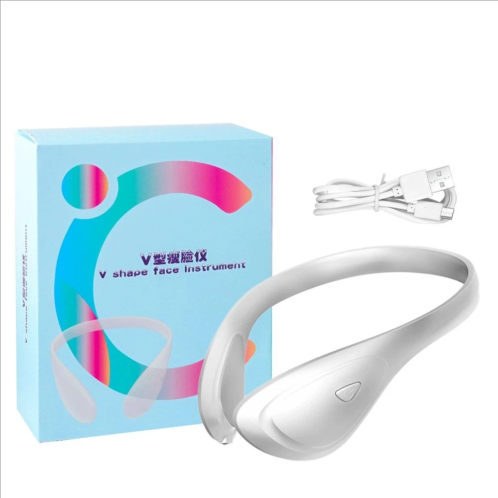 V Face Lifting Massager Face Slimming Belt Facial Muscle Stimulator EMS Facial Tightening Machine Double Chin Removal SkinCare