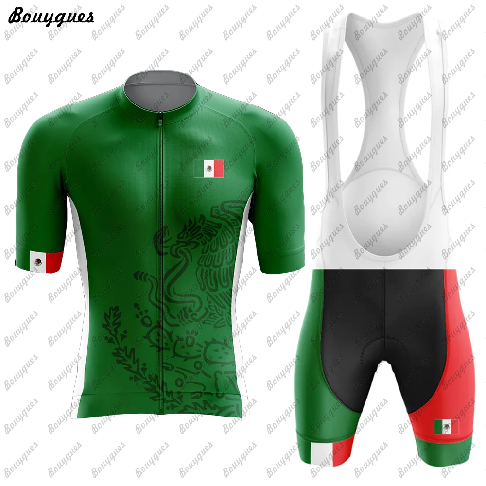 New Mexico Men Triathlon Team Short Sleeve Cycling Jersey Sets Maillot Ropa Ciclismo Outdoor sports Bicycle Clothing Bike Shirts