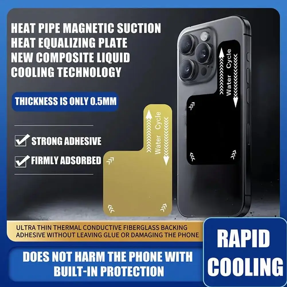 Copper Mobile Phone Cooling Plate Heat Sink For Gaming