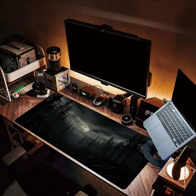 Enchanted Forest Gaming Mouse Pad – Non-Slip Rubber Base, Washable Desk Accessory for Home & Office Decor (35x60)