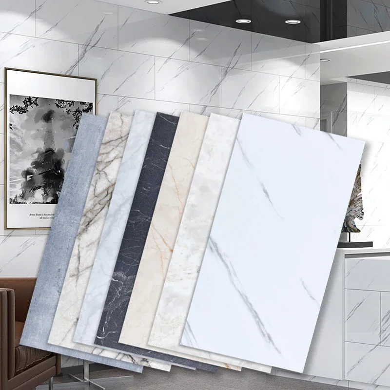 Vinyl Self-adhesive Tile Wall Sticker for Bathroom Livingroom Decor for Wall Wallpaper Kitchen Waterproof Foor Sticker 30X30cm