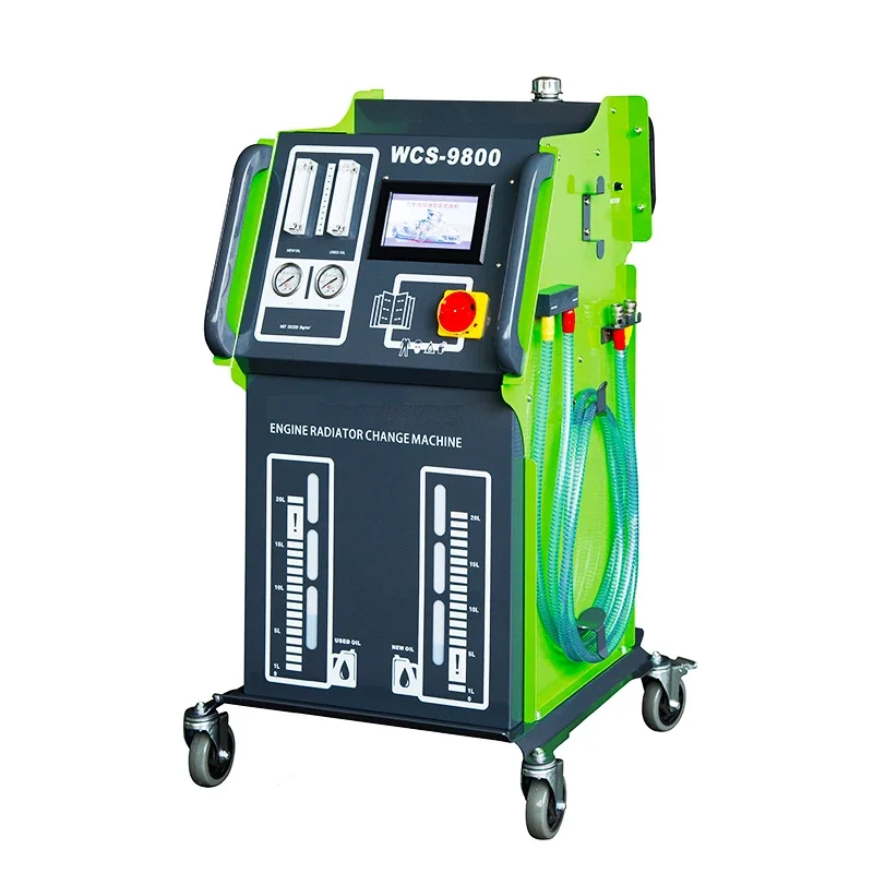 מערכת קירור אוטומטית חכמה למנוע הרכב WCS-9800 מנקה מחזורי רדיאטור