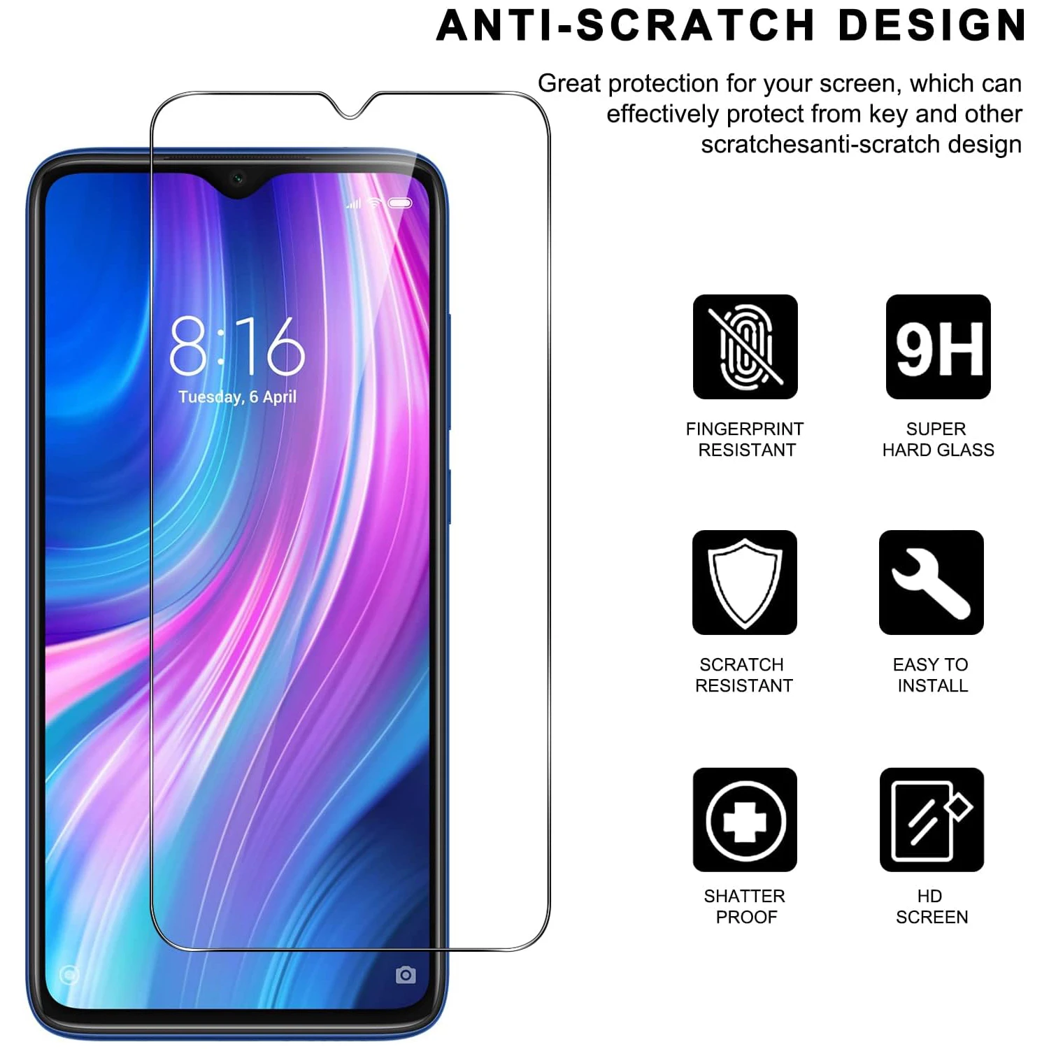 CADORABO Cadorabo Pellicola Di Armatura Compatibile Con Xiaomi Mi Note