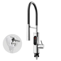 Chauffe-eau électrique 220V, robinet de cuisine, chauffage instantané sans réservoir, mélangeur chauffant coulant, affichage numérique pour sous l'évier 1