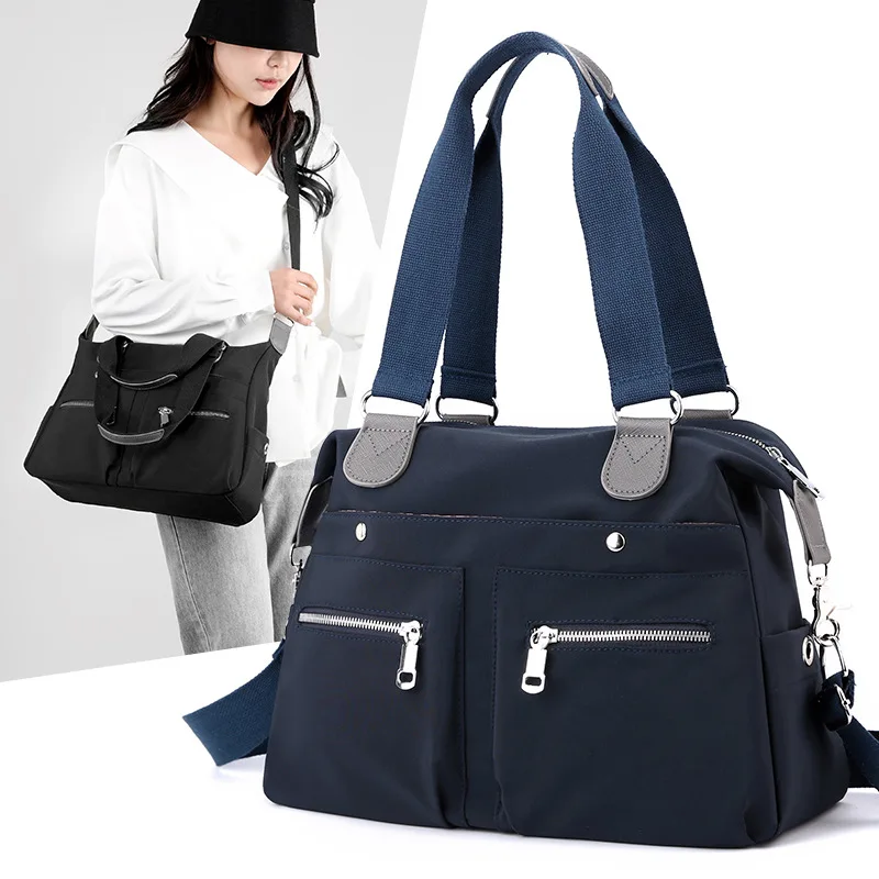 Fashion Multi-pocket Soft Nylon Shoulder Crossbody Bags Handbags Women Bags Designer Messenger Bag Purses and Handbags
