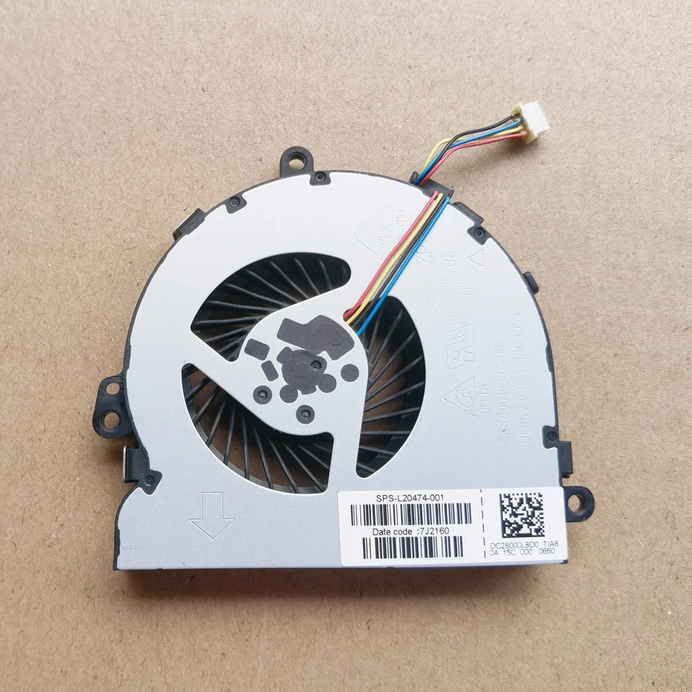 Laptop fan for HP 15-AC Series 813946-001 HP 250 G5 250G5 255 G5 250g6 250 G6 255 g6 TPN-C129 TPN-C130 laptop cpu fan