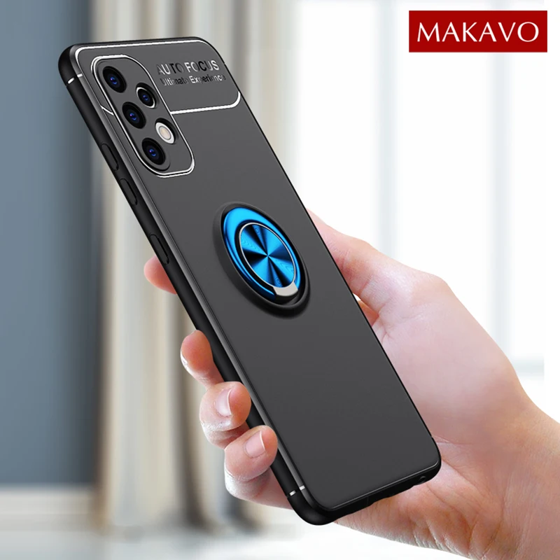 Per Samsung Galaxy M52 Custodia Morbida In Silicone Opaco Cover Posteriore Anello Custodia Per Telefono Per Samsung Galaxy M52 5G