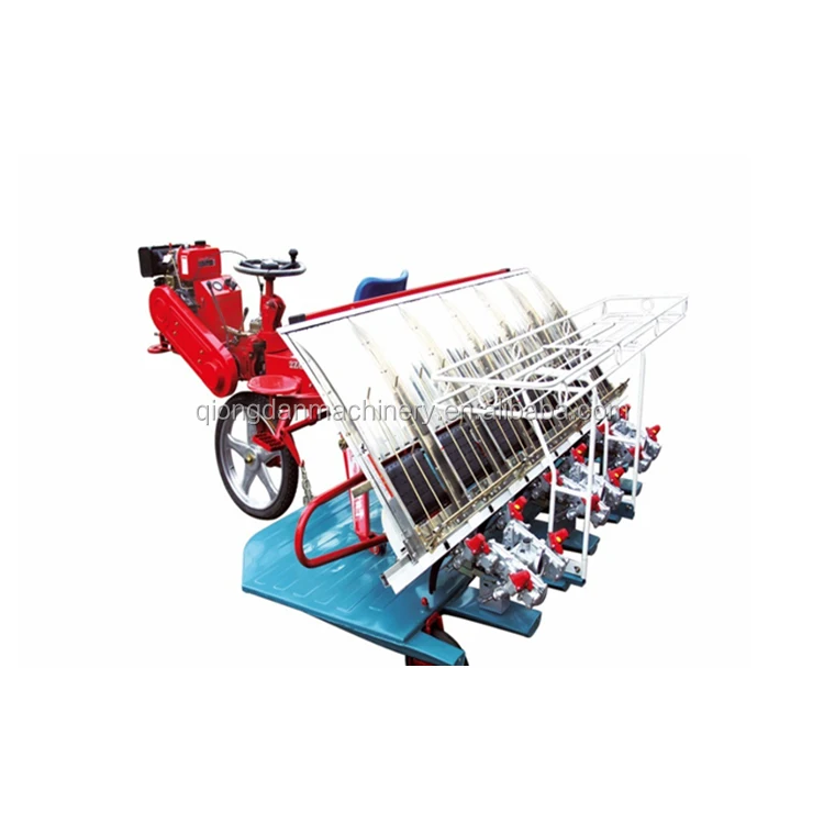 

Rice transplanter 8 rows riding type paddy seeder with quick planting speed