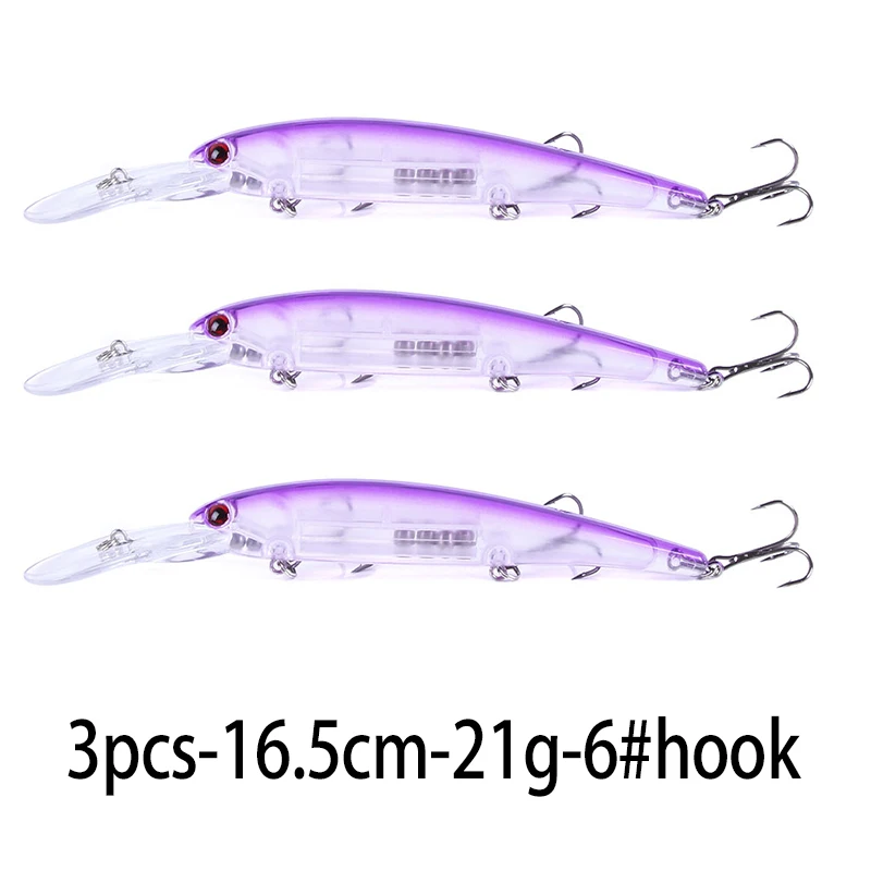 Deep Diving Minnow Wobbler Lure - Premium Fishing Bait for Bass, Pike, Walleye, and Perch