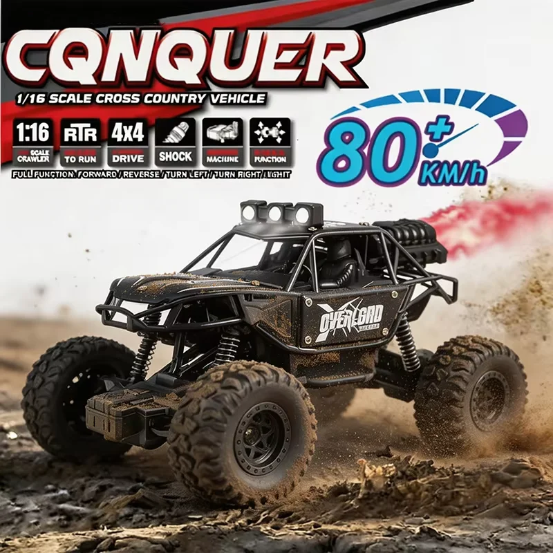 Monster Truck RC Tout-Terrain 4WD - Voiture Télécommandée Haute Performance
