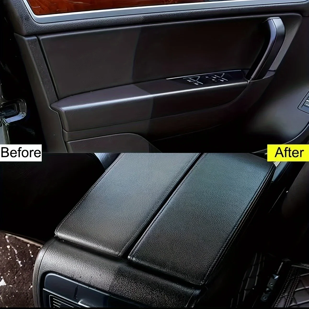 Universal Leather and Plastic Repair Polishing Wax - Automotive interior reconditioning cream for leather/plastic/rubber care 3