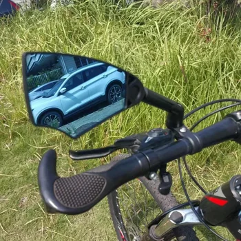 Bicycle Rear View Mirror Bike Cycling Clear Wide Range Back Sight Rearview Reflector Adjustable Handlebar Left Right Mirror 2