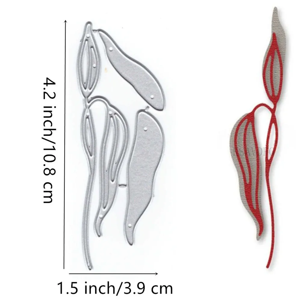 꽃 잎 카드 만들기위한 금속 절단 다이 종이 엠보싱 금형 다이 컷 세트 2024 새로운 스크랩북 스텐실 (29 스타일)