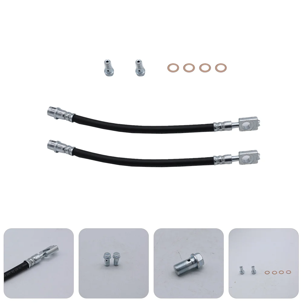1 Pair of Car Brake Pipes Car Brake Accessory Compatible for A4/B6/B7