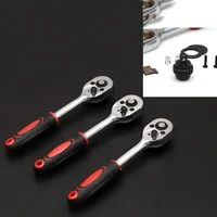 1 ensemble de 46 outils de réparation automobile, boîte à outils avec clé à cliquet, kit de réparation de douilles pour l'entretien automobile, kit de quincaillerie, kit d'outils de réparation automobile multifonctionnel 2