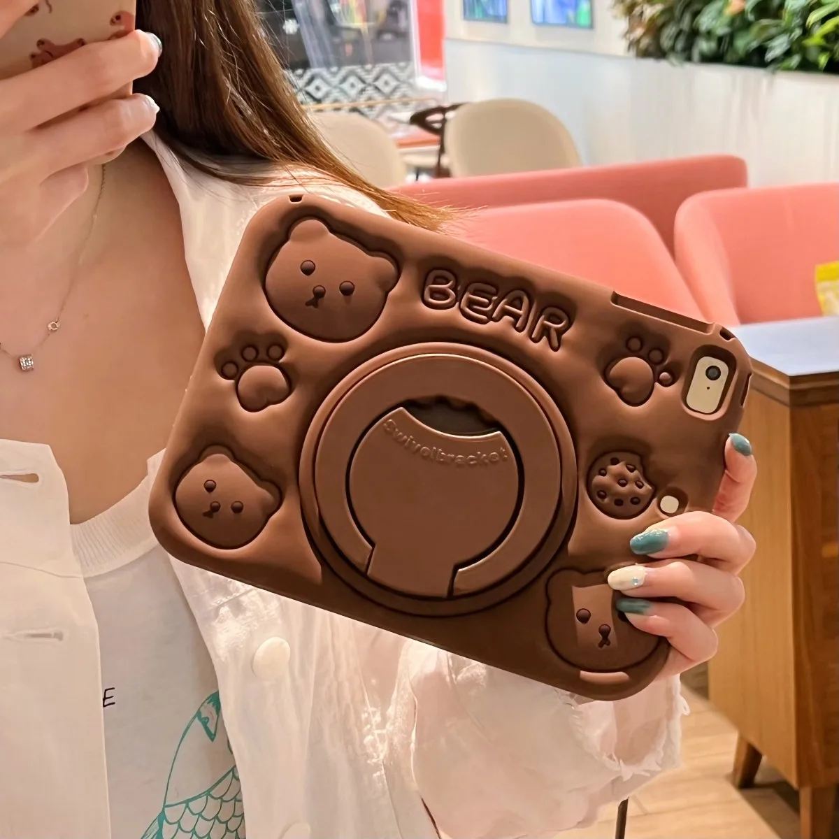 Cute Cartoon Silicone Tablet Protective Case