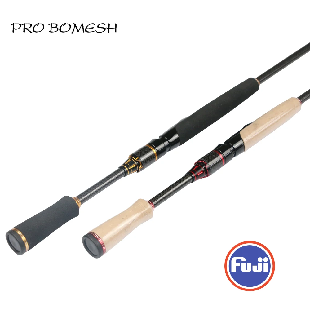 Pro Bomesh 1 Set Fuji VSS Reel Seat + 3A Grade Cork EVA Spinning Handle Kit  DIY Fishing Rod Accessory