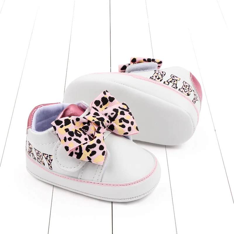 Baby Cute Sneaker Bowknot Soft Cotton Sole Beatiful Baby Shoes 2023 New Arrival Baby Fashion Girl Shoes 0-6-12 Months 11/12/13 6