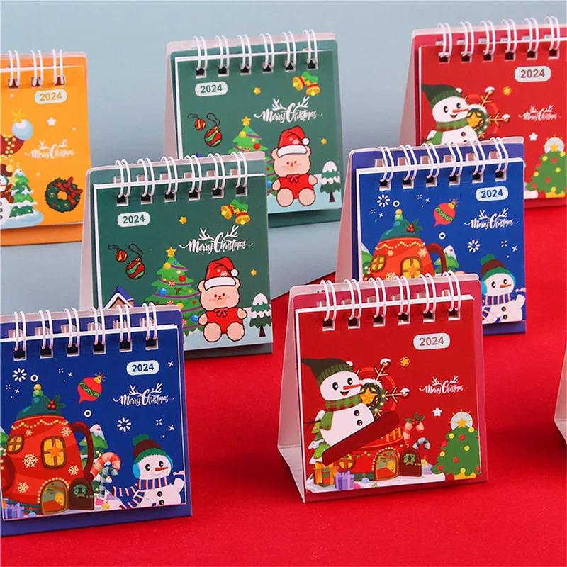 

2024 Mini Desktop Calendar Monthly Calendar Planner from September 2023 to December 2024, Christmas Tabletop Calendar