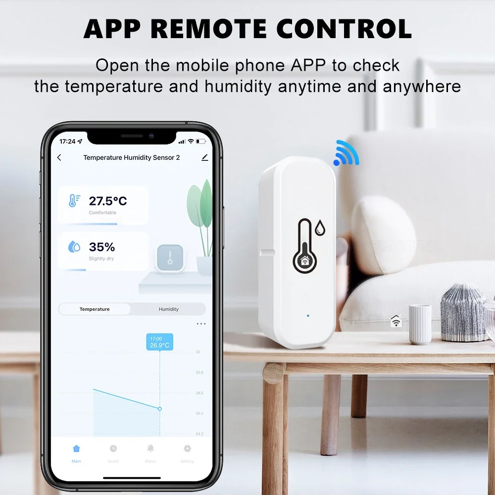 Рисунок 2 - Умный Wi-Fi датчик температуры и влажности Tuya Zigbee