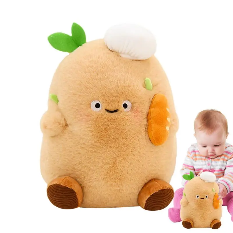 

Плюшевая Набивная игрушка в виде картофеля, мягкая набивная подушка для дивана, милая креативная плюшевая игрушка, удобная мягкая игрушка для детских игр