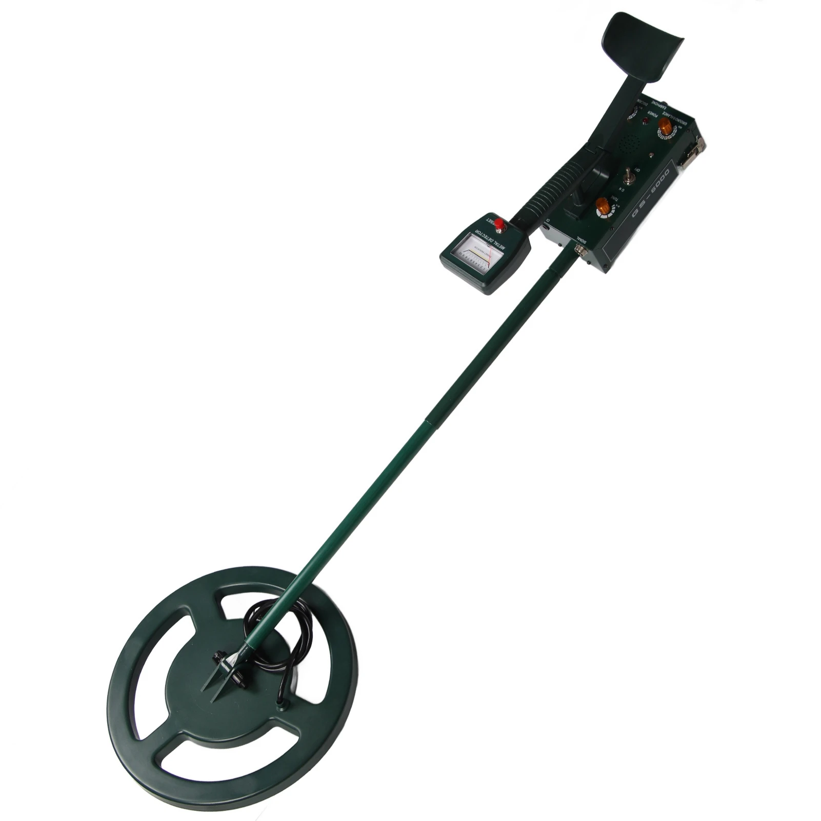 Metal Detector Kit Underground Metal Detector Kit Water Resistant High Accuracy Adjustable Rechargeable 334.65in 8.5meter Depth