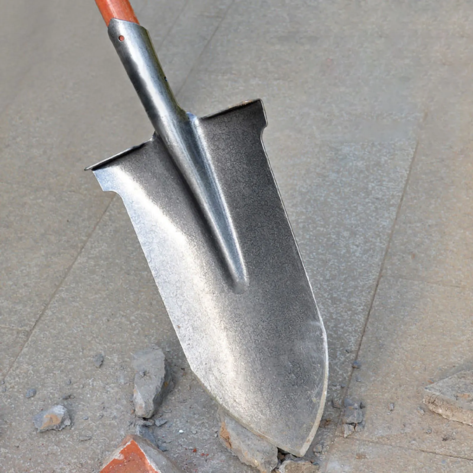 Shovel Camping Steel Gardening Tool High Manganese Steel Material Outdoor Trowel for Planting Digging round Garden Cleaning