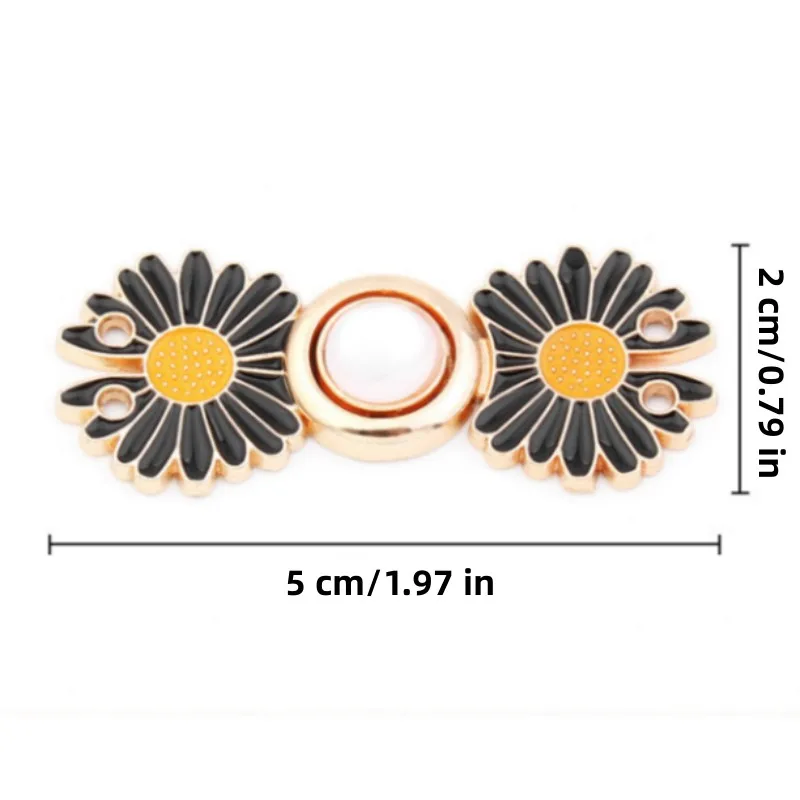 4/2/1PC Reusable Metal Buttons Pearl Snap Fastener Pants Pin Retractable Button Sewing-on Buckles Jeans Perfect Fit Reduce Waist 6
