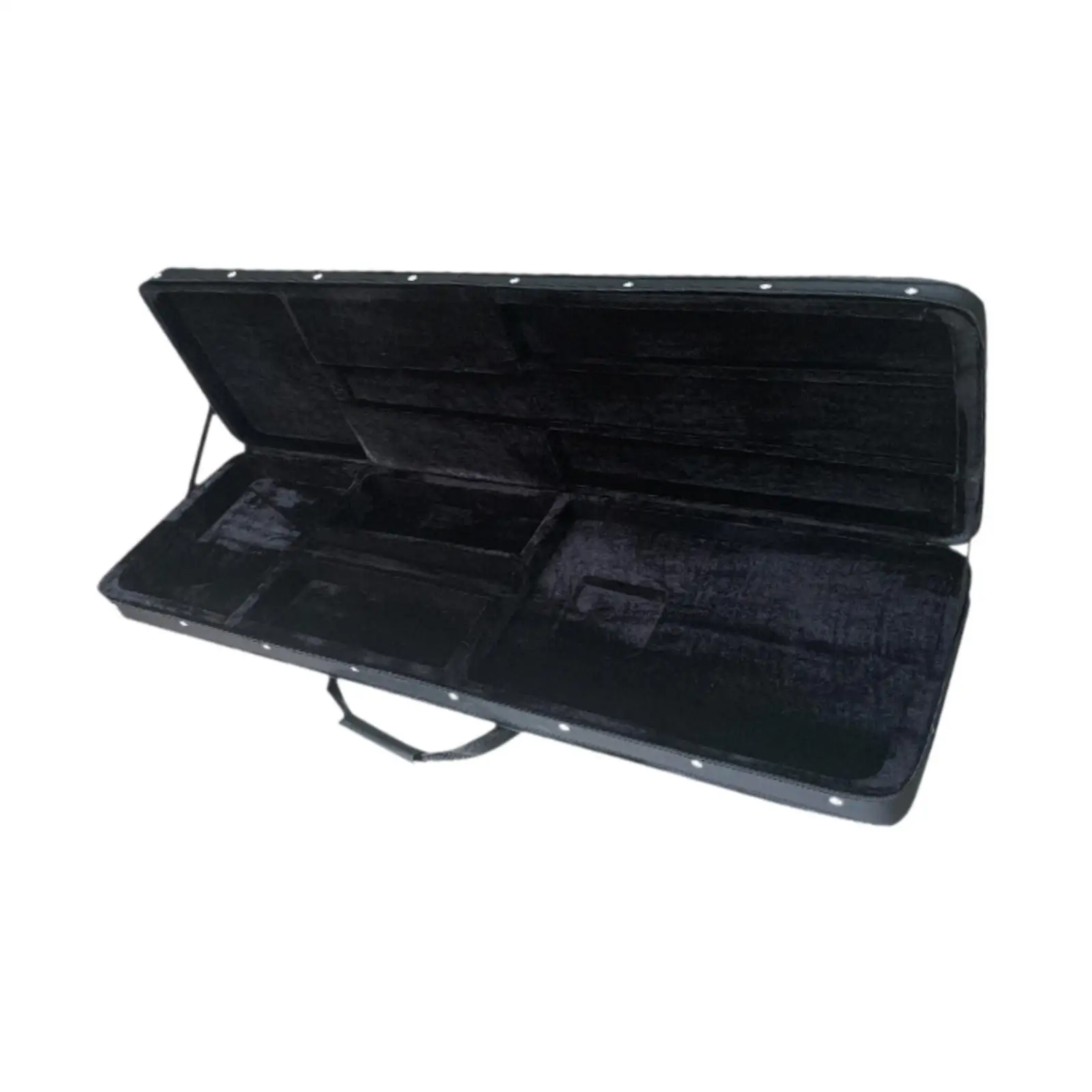 Electric Bass Case Handheld Portable Professional Shockproof Thick Padding Storage Case Hard Shell Electric Guitar