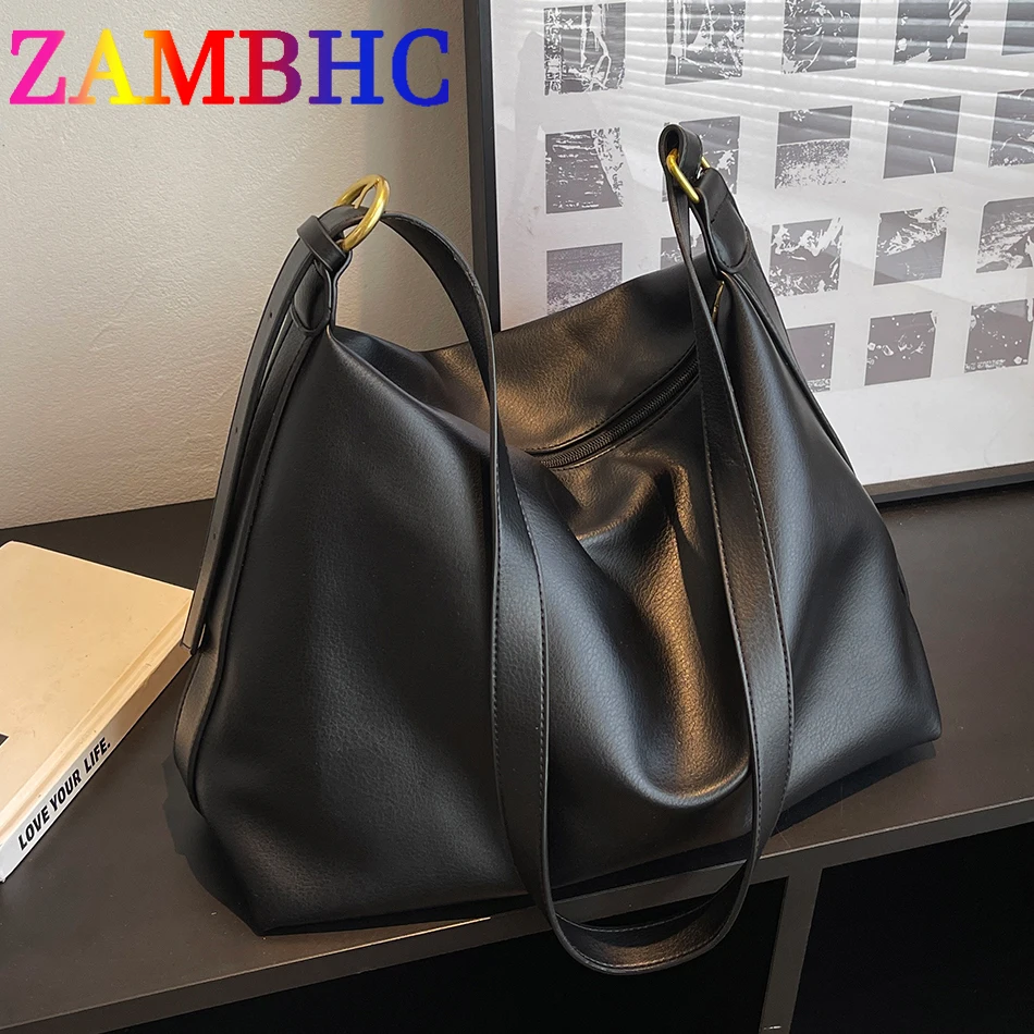 Women Bag Designer Leather Top Handle Bags  Big Bag Leather Womens Tote  Soft - Soft - Aliexpress