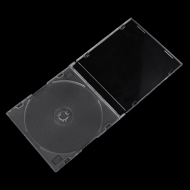 CD Storage Case Transparent Stand Acrylic Holders For CDs DVD Storage Holder Transparent