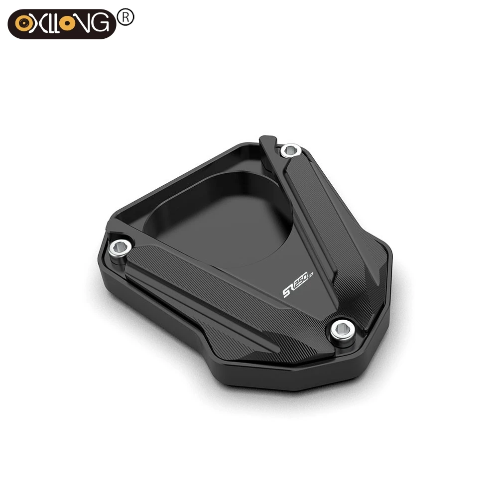Enhanced CNC Kickstand Foot Side Stand Enlarger - Premium Motorcycle Accessory