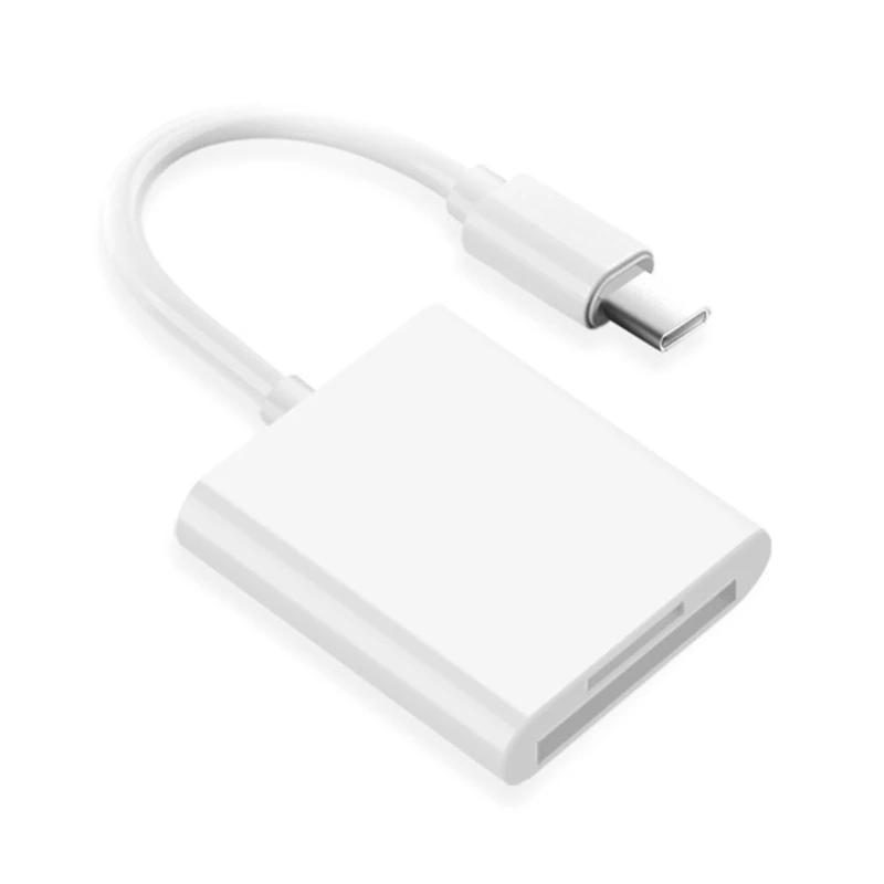 2 Iphone용 메모리 카드 판독기에 대한 1개의 다중 포트 허브 변환기 USB C