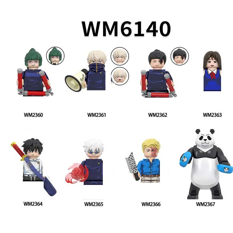 

Фигурки-конструкторы аниме одиночные модели, игрушки для детей WM6140, WM2360, WM2361, WM2362, WM2363, WM2364, WM2365, WM2366, WM2367