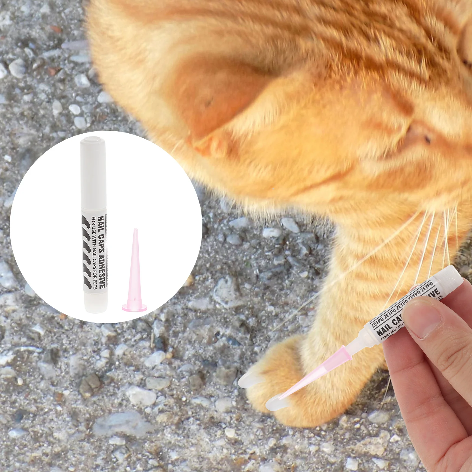 10 Pcs Special Pet Nail Glue Pet Nail Adhesive Glue Cat Nails Covers Glues Cat Nail Caps Glue Cat Claw Caps Glue 5