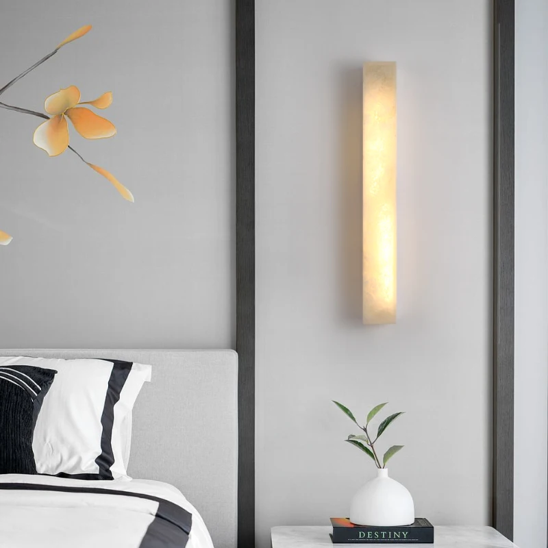 LED Wall Lamp Wall Light Artpad Natural Marble Wall Lamp for Living Room Hallway Stairs