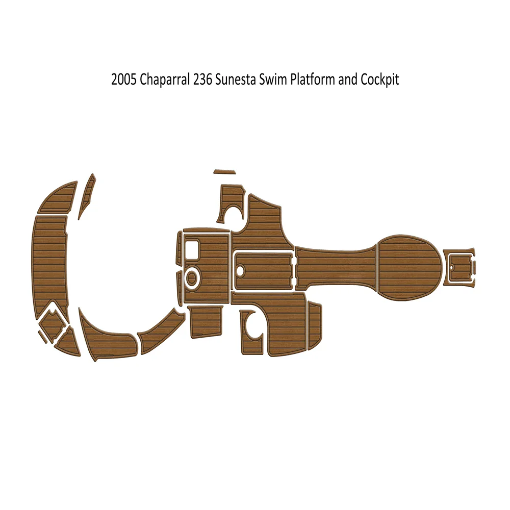 Quality 2005 Chaparral 236 Sunesta Swim Platform Cockpit Boat EVA Foam Teak Floor Pad quality 2005 chaparral sunesta 274 swim platform cockpit boat eva foam teak floor pad