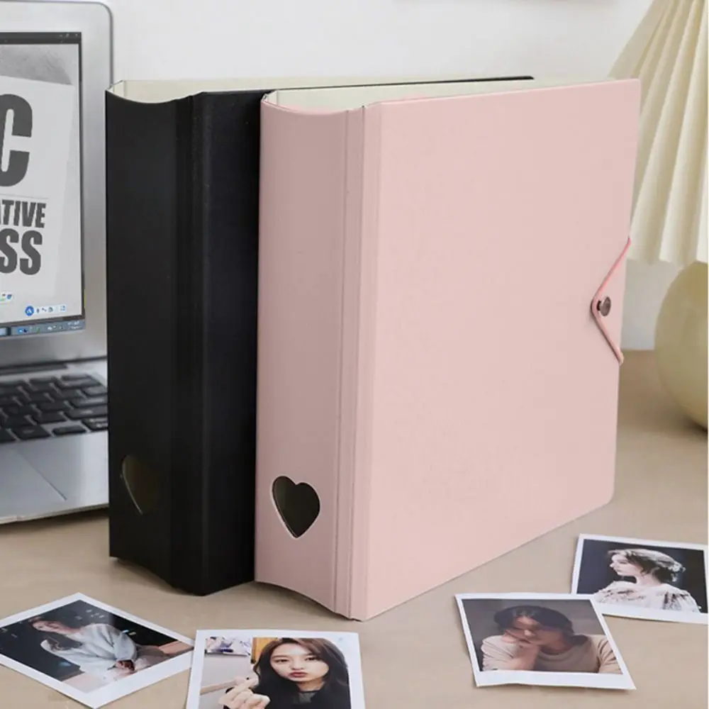 A5 Macaron Color Hollow Album PP Photocard Binder Photo Collect Photo Folder Card Storage Album Stationery
