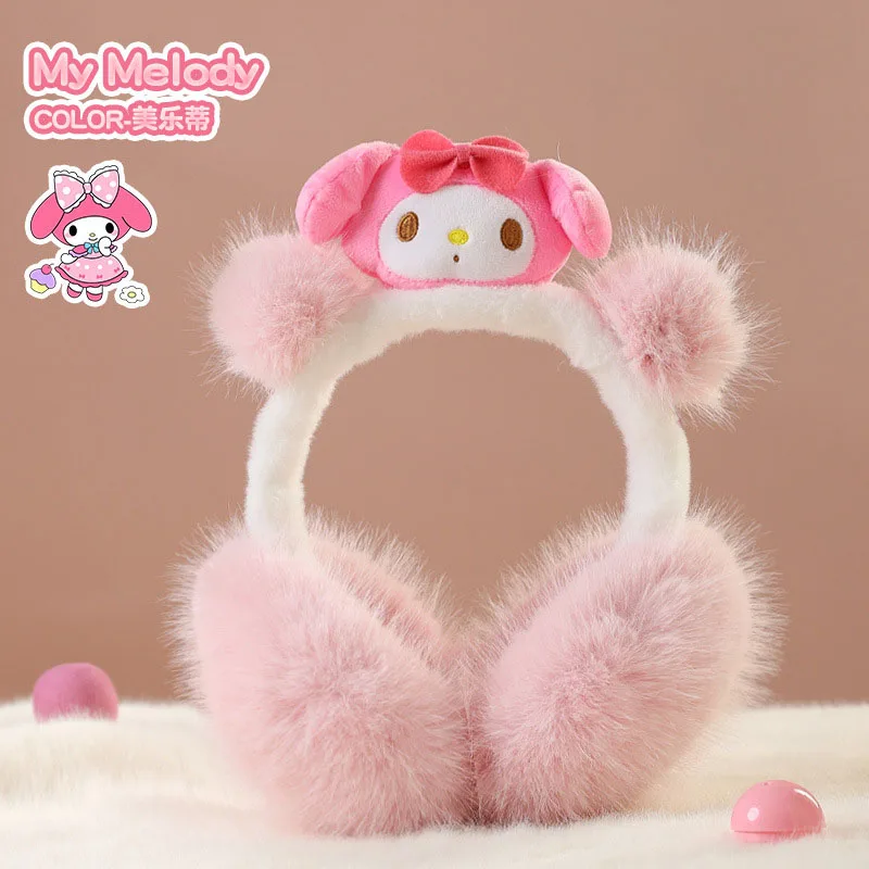 Acheter Cache-oreilles En Forme De Lapin Pour Filles, Mignon, Couleur Unie, Chaud, Pour L'extérieur, Couvre-oreilles Doux, En Fourrure, Hiver