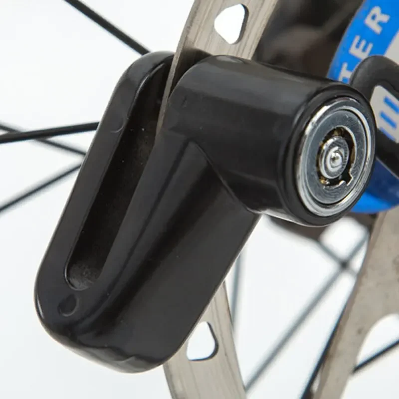 Anti-Theft Motorcycle Disc Brake Lock, Safety Wheel Lock for Mountain and Road Bikes, Includes 2 Keys