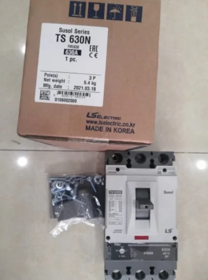 

TS630N H L FTU Korea Ls Circuit Breaker 630A 500A Air Switch 2P 3P 4P3D 4P4D