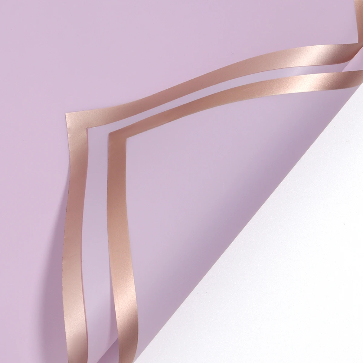 20-Blatt-Blumen-Geschenkpapier mit goldenem Rand, buntes, wasserfestes Blumenstrauß-Geschenkmaterial für Geschenkverpackungen – Detail 15