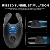 Penis-Trainingsvibrator, Eicheltrainer, Stimulator, männlicher Masturbator mit 10-Gang-Vibrationsverzögerung, Ausdauer, Sexspielzeug für Männer und Erwachsene 3