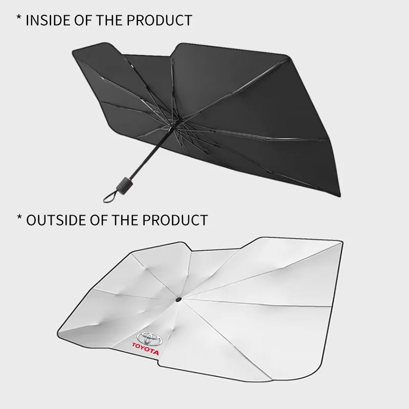 شعار السيارة مظلة الزجاج الأمامي ، مظلة لتويوتا C-...