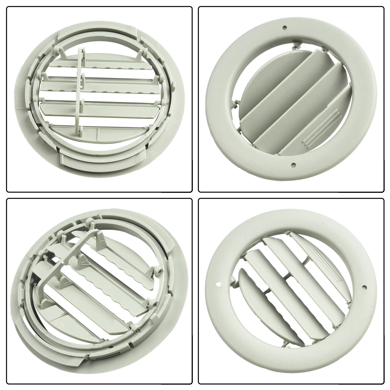 

Durable AC Heat Air Vent Ceiling Roof 9L1Z-19893-AG For Navigator 2011-2017 For Navigator Headliner Gray Interior