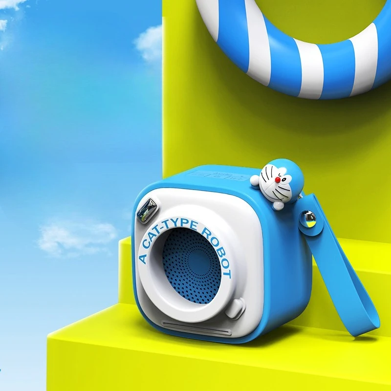 Doraemon Camera-Style Bluetooth Speaker – Portable Anime HIFI Sound Gift