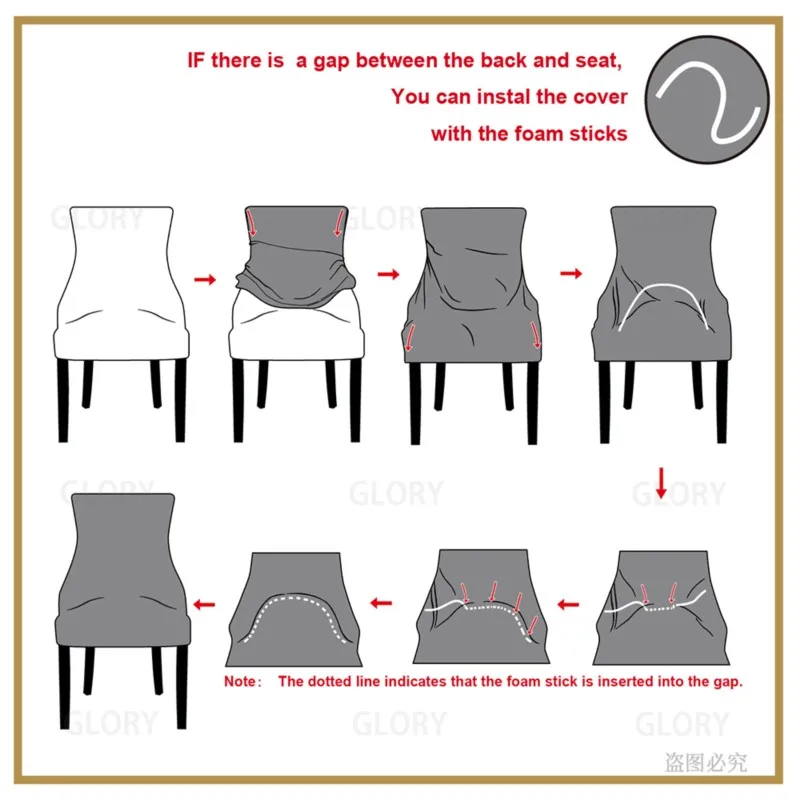 Velvet Fabric Wing Back Chair Cover European Style Sloping Arm Big Size King Back Chair Covers Seat Covers Washable Home Hotel chair cover