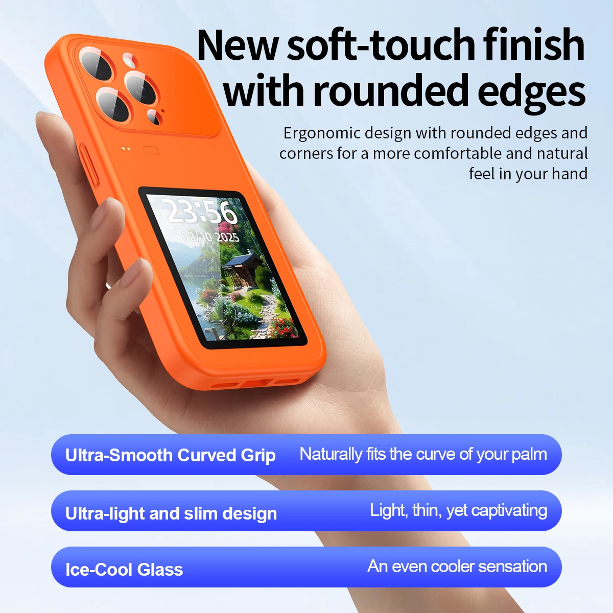 Multifunctional Color Screen Phone Case with DIY Wallpaper & Game Features