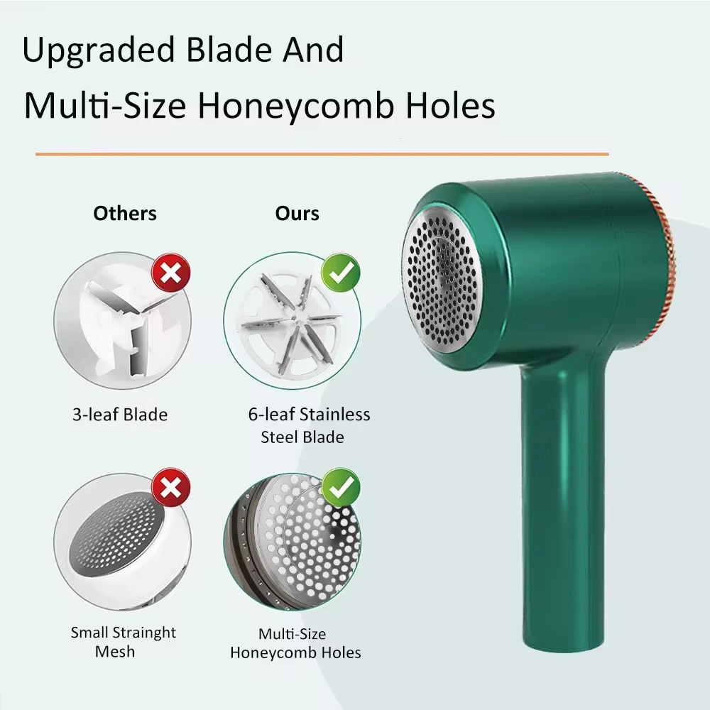 Xiaomi Electric Lint Remover USB Rechargeable Pellet Fabric Shaver For Clothing Clothes Fluff Portable Hair Balls Fuzz Removers 3
